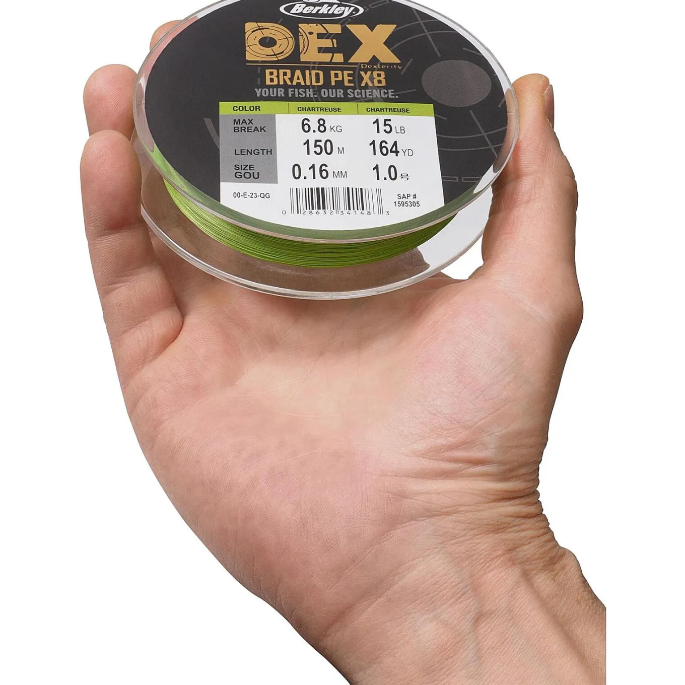 Berkley DEX Braid x8 Chartreuse