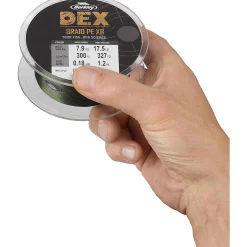 Berkley DEX Braid x8 Moss Green 300m 0.12mm