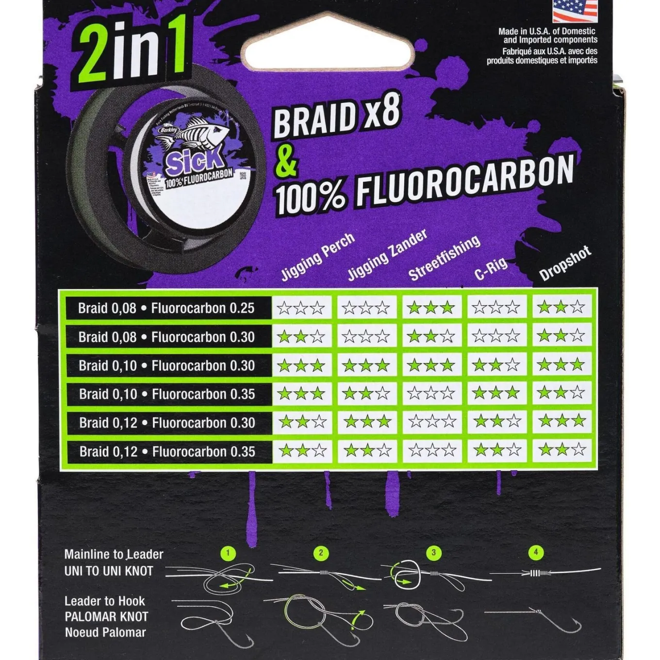 Berkley Sick 2 In 1 Braid Fluoro