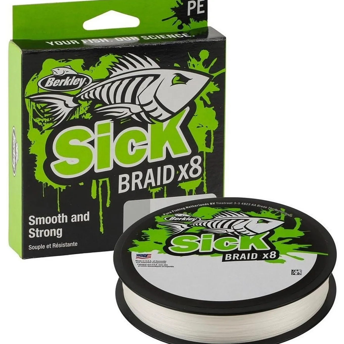 Berkley Sick Braid 8 White