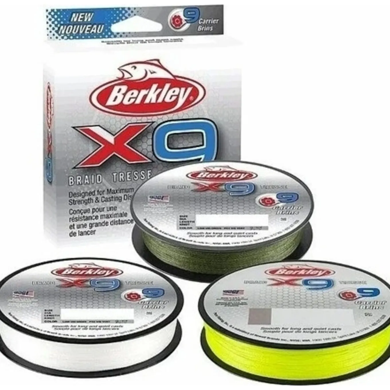 Berkley X9 Braid Flame Green