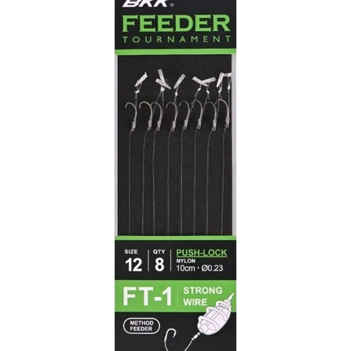 BKK Feeder Tournament FTB-1 push-lock Rigs