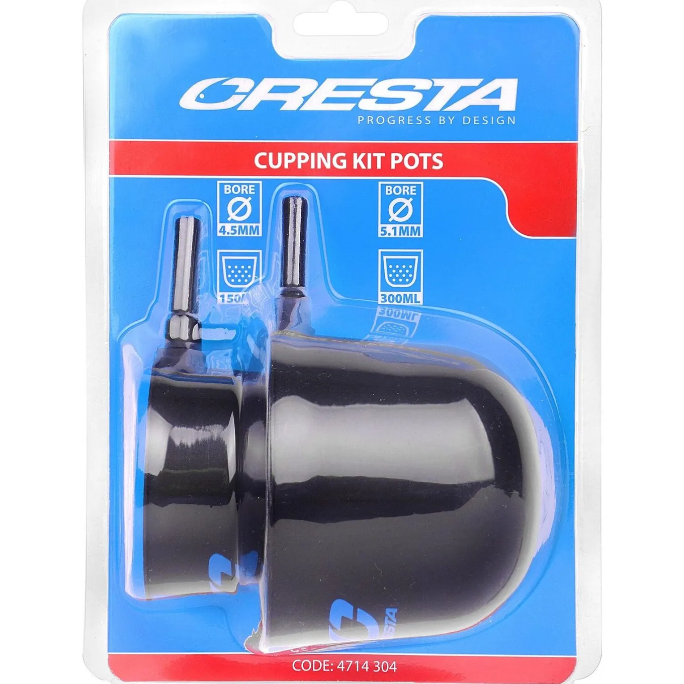 Cresta Cupping Kit Pots 150 - 300ml