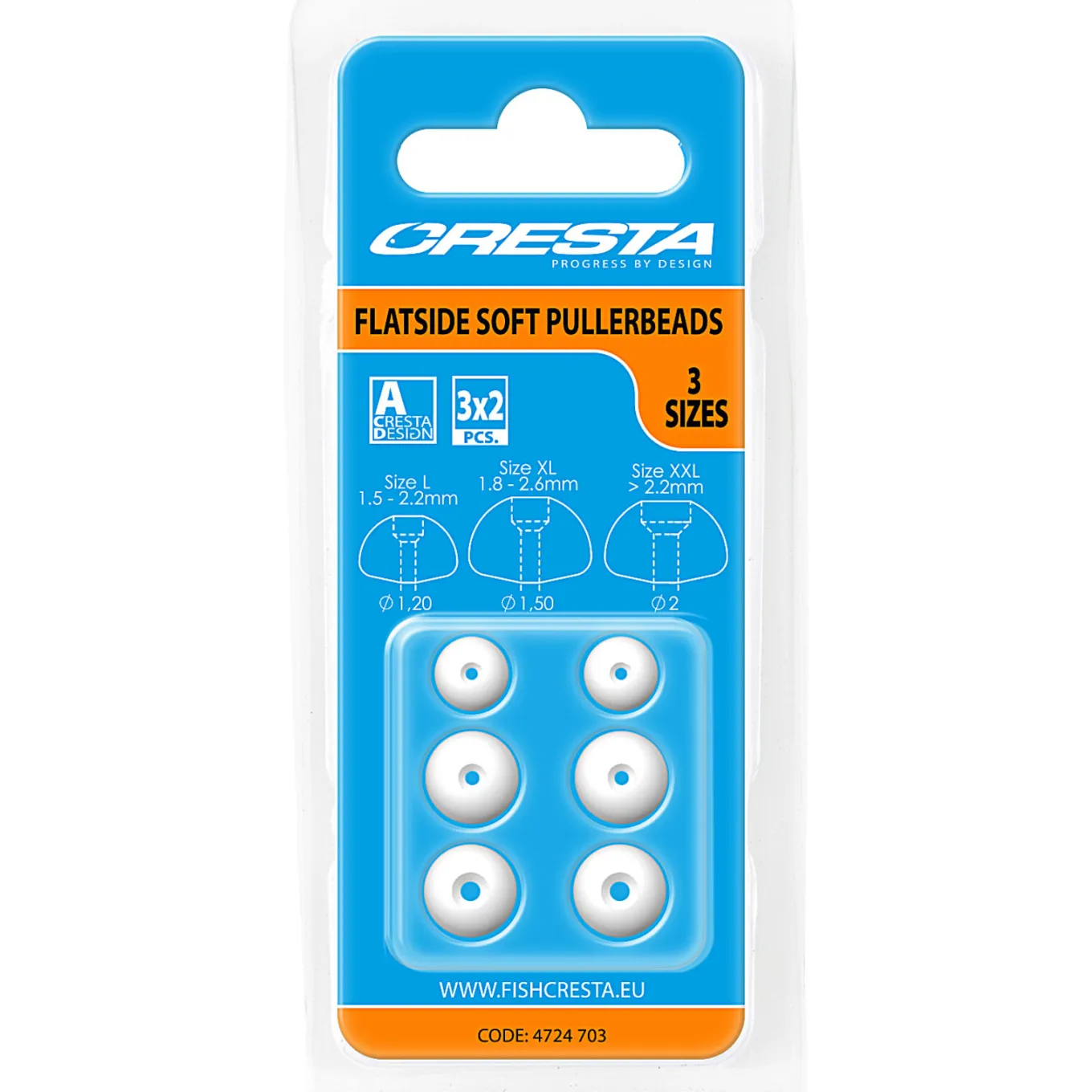 Cresta Flatside Soft Pullerbead