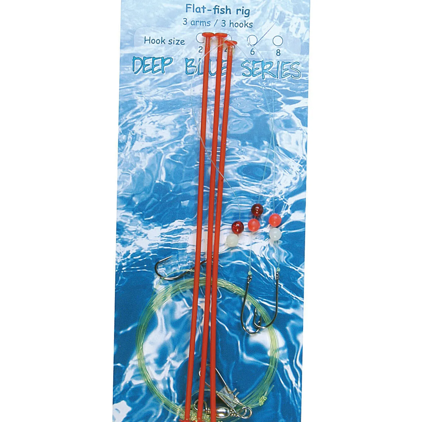 Deep Blue Flat Sea Rig 3-Arm
