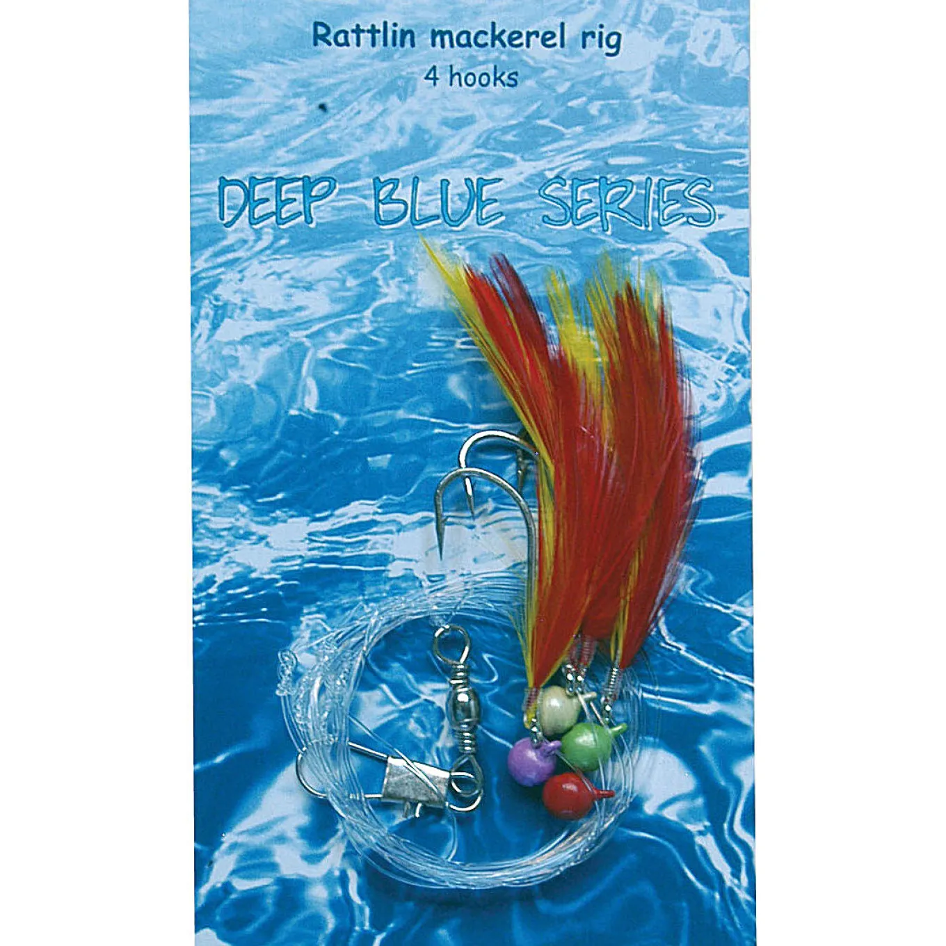 Deep Blue Ratelende Makreel Onderlijn 4-Haken #1