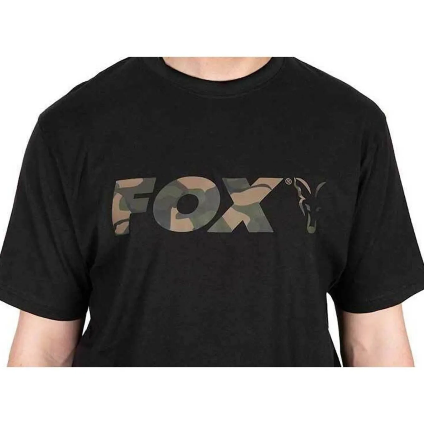 Fox Black / Camo Logo T-Shirt