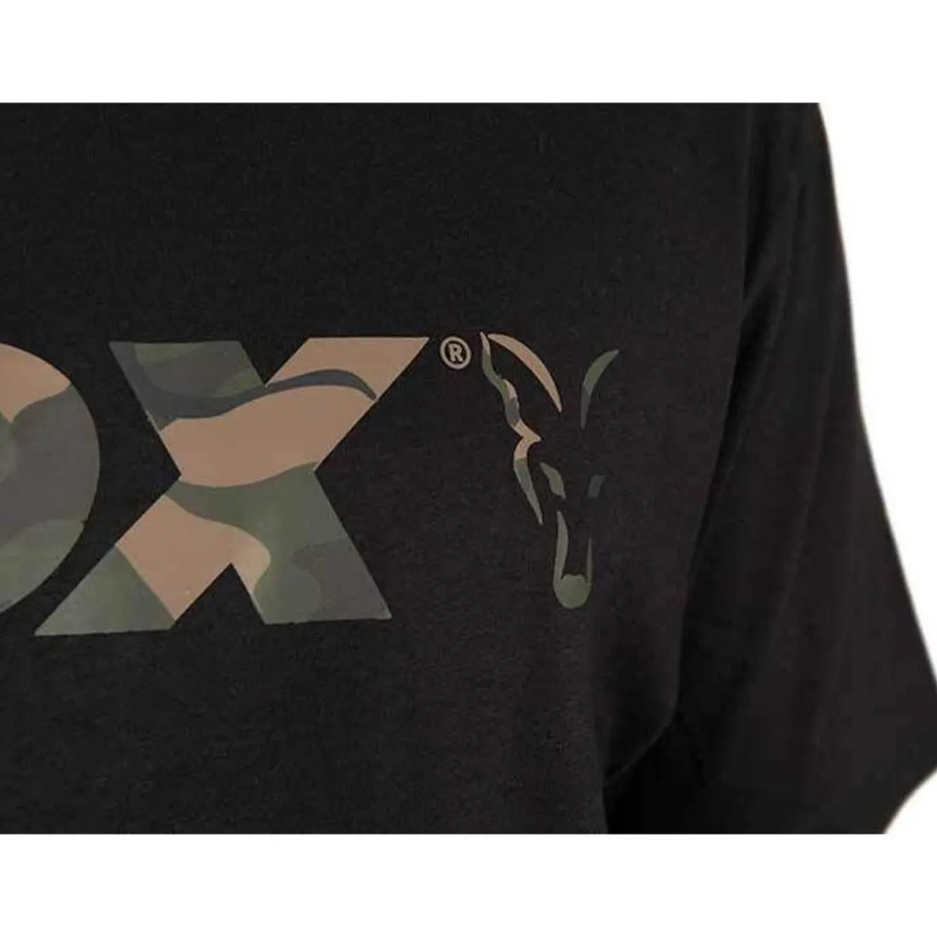 Fox Black / Camo Logo T-Shirt