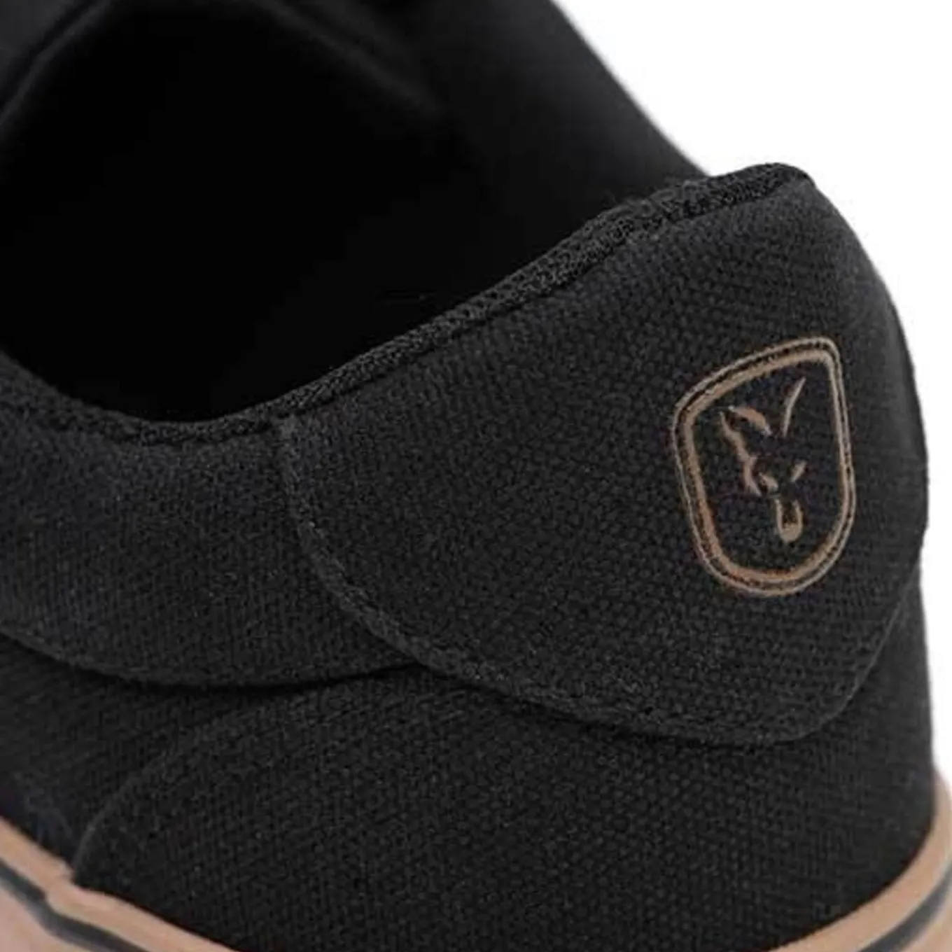 Fox Black Canvas Shoe
