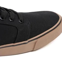 Fox Black Canvas Shoe