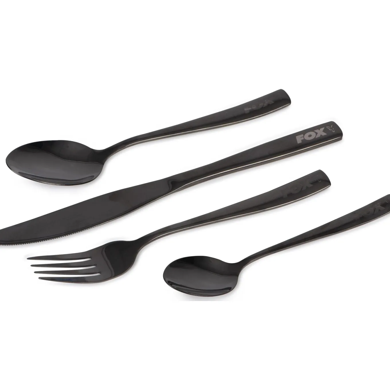 Fox Cookware Black Stainless Cutlery Set