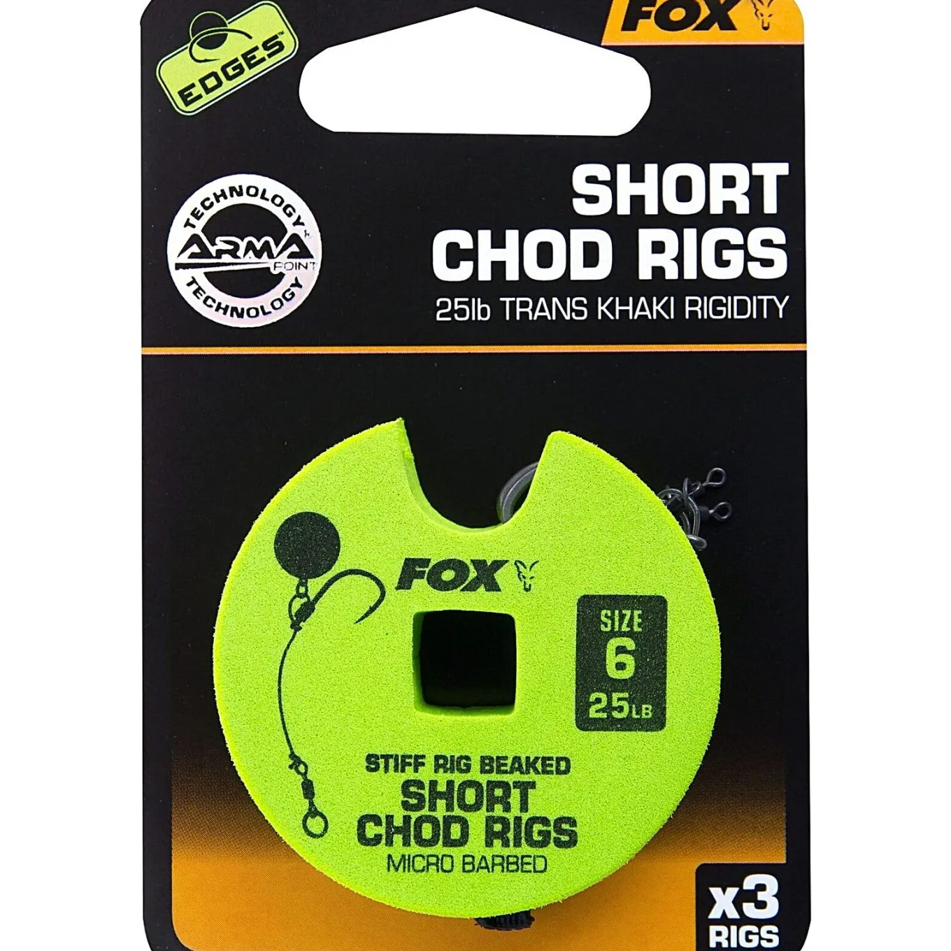 Fox Edge Short stiff Chod Rig