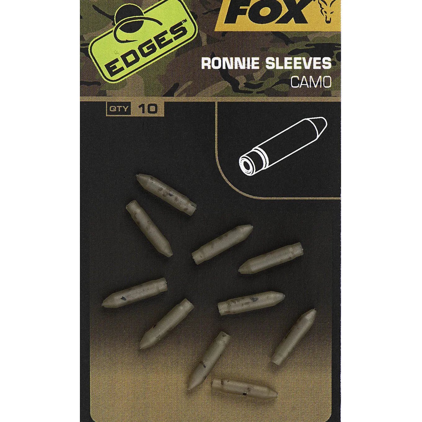 Fox Edges Camo Ronnie Sleeves x10