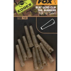 Fox Edges Camo Slik Lead Clip Tail Rubber Size 10