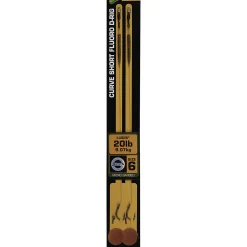 Fox Edges Curve Short Fluoro D-Rig 20lb Illusion Size 6