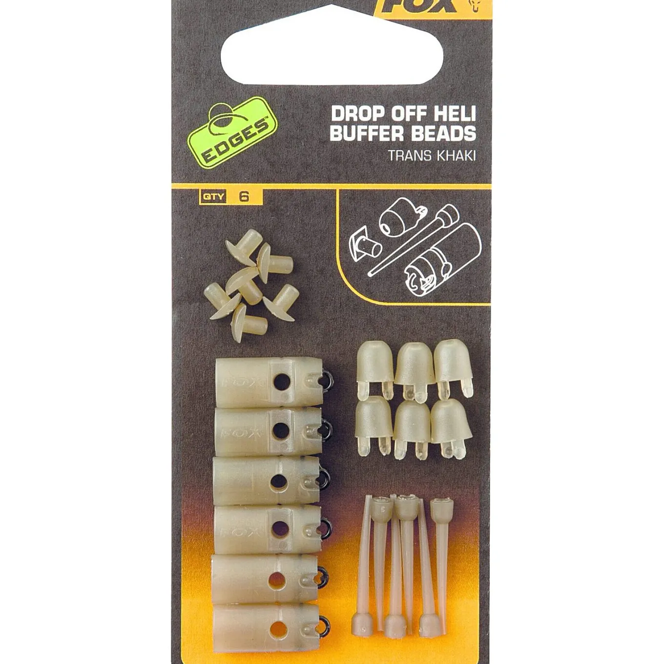 Fox Edges Drop-off Heli buffer beads