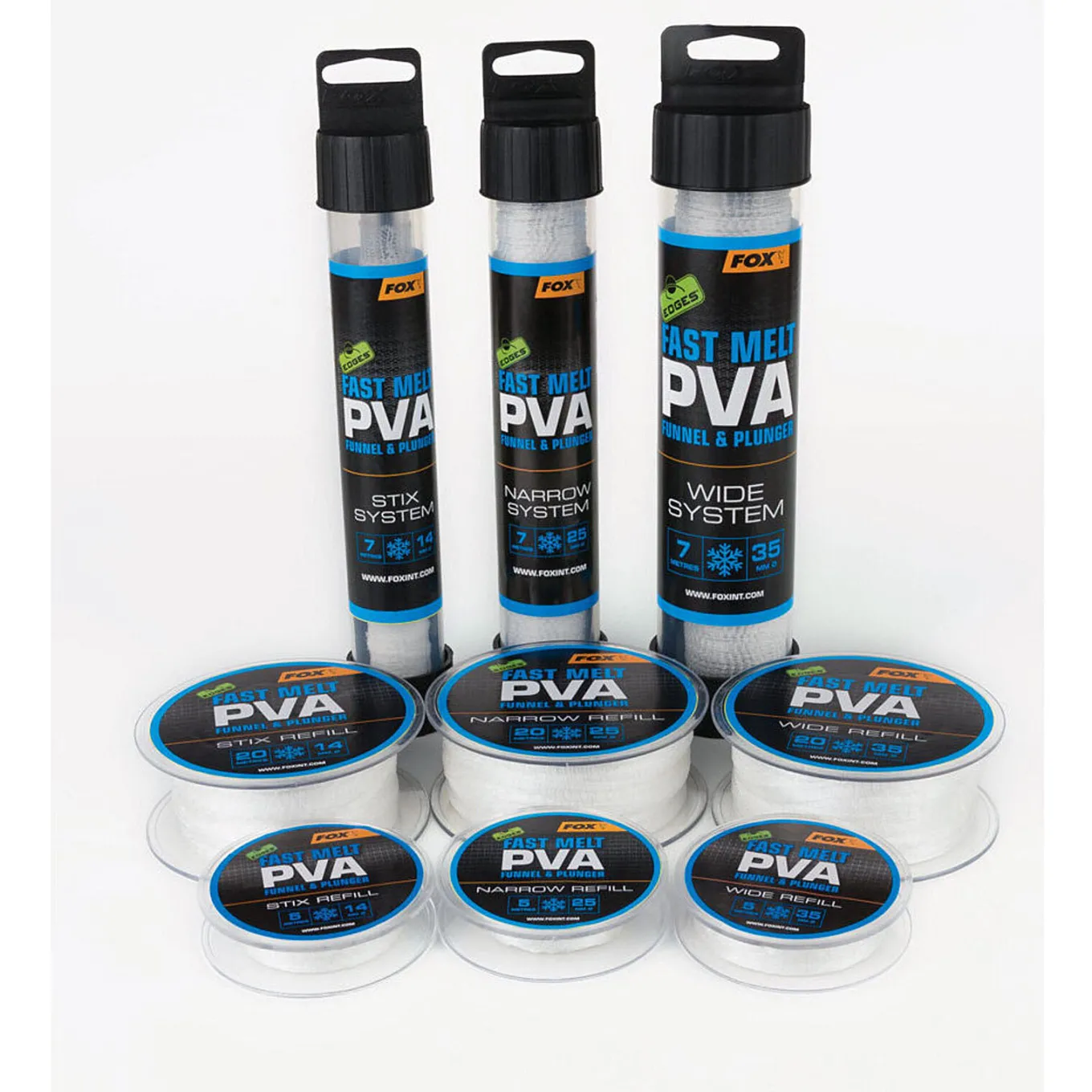 Fox Edges Fast Melt PVA Mesh System Refils Wide 20m 35mm