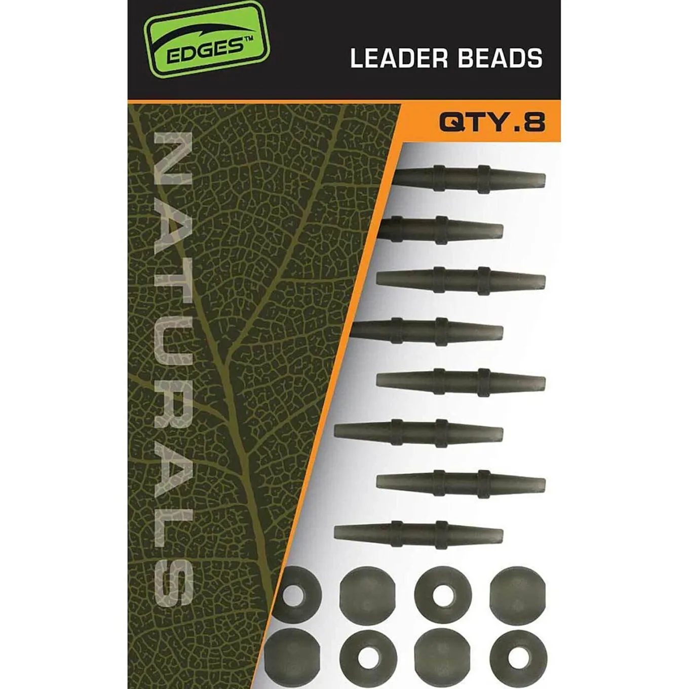 Fox Edges Naturals Leader Beads x 8