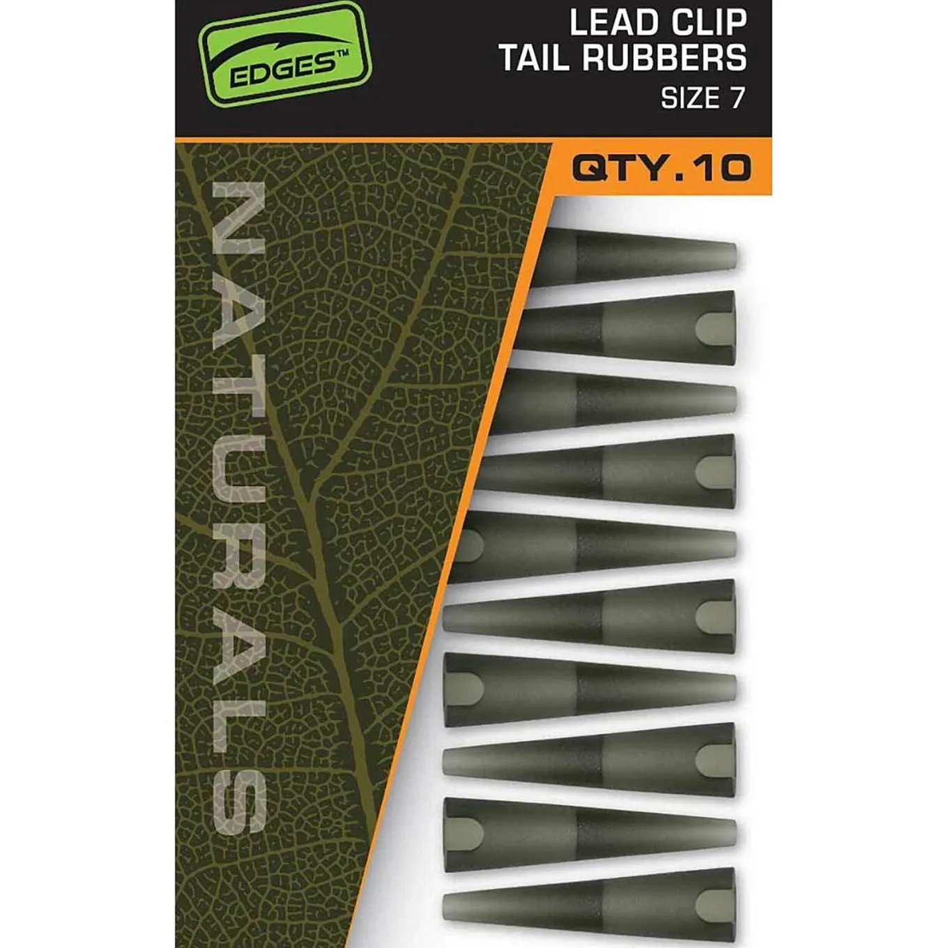Fox Naturals Lead Clips Tail Rubbers Size 7