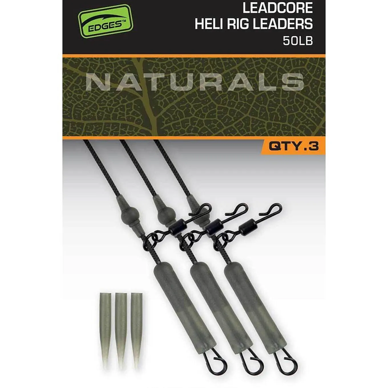 Fox Naturals Leadcore Heli Rig Leaders 3st
