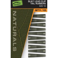 Fox Naturals Slik Lead Clip Tail Rubber Size 10