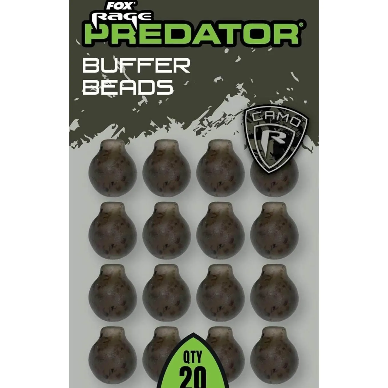 Fox Rage Predator Camo Buffer Bead 20pcs
