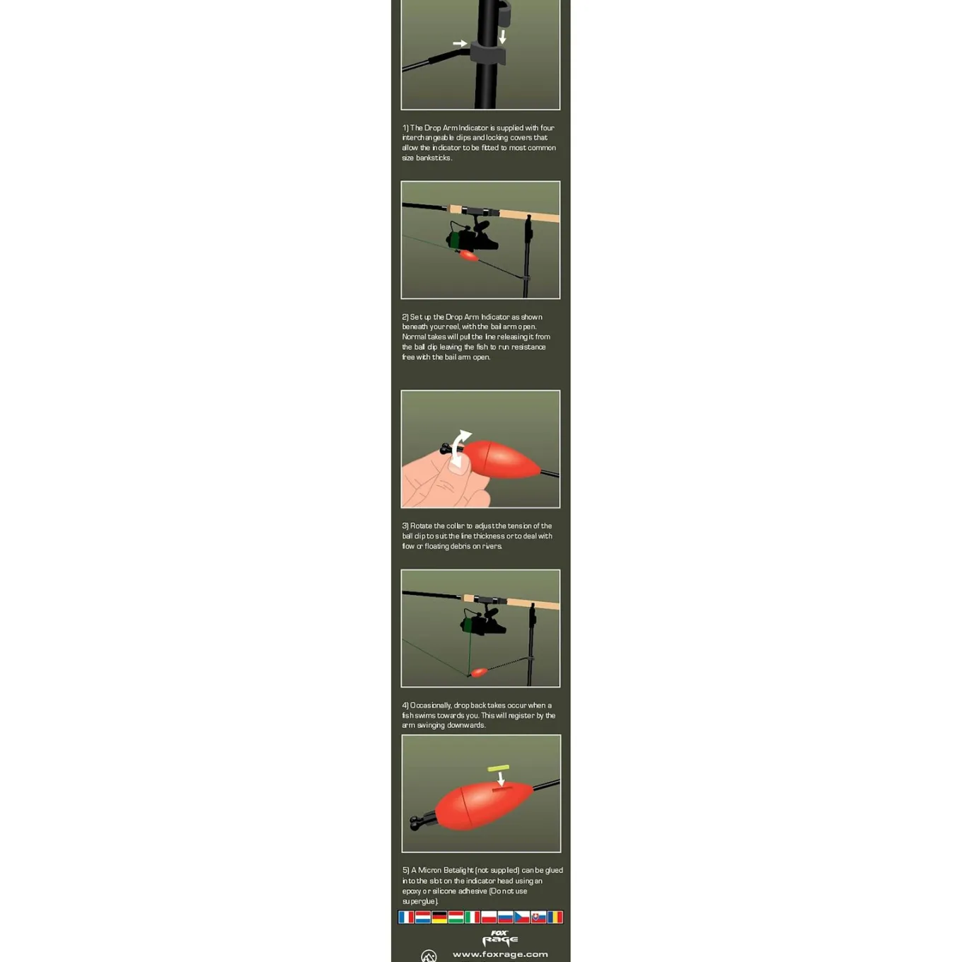 Fox Rage Predator Drop Arm Indicator