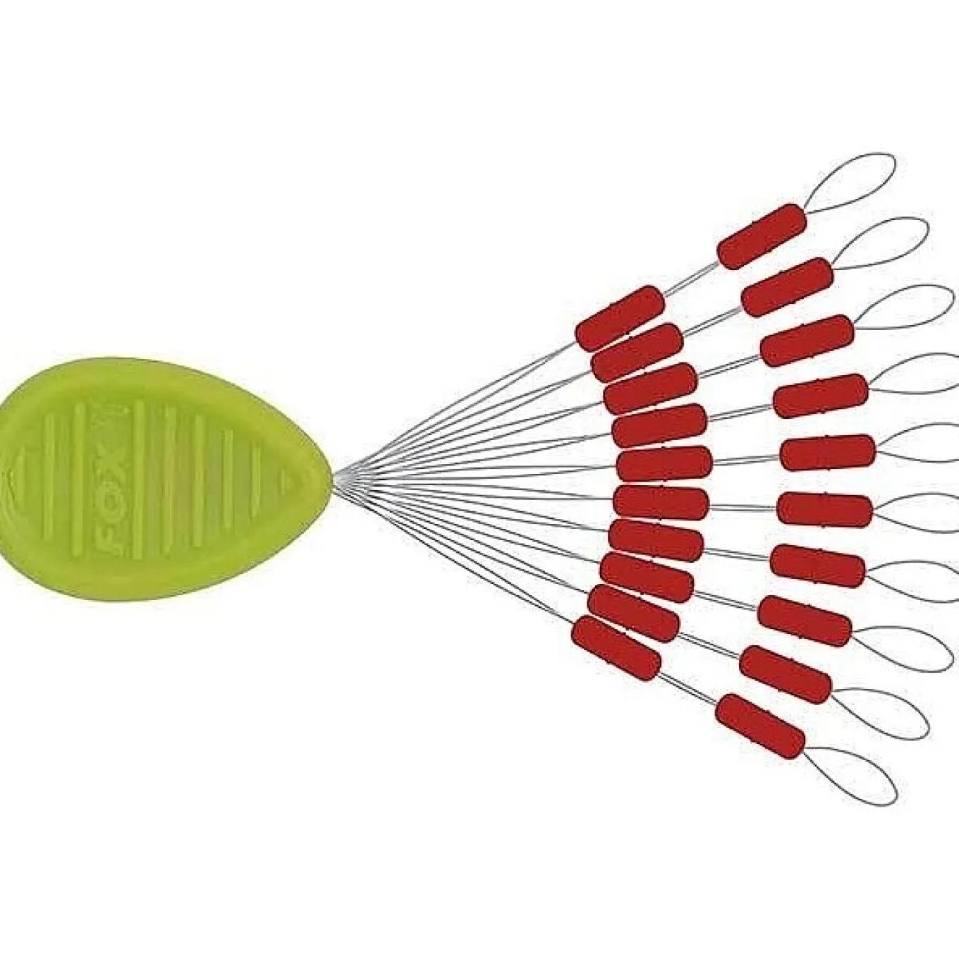 Fox Rage Predator Float Stops Red 20pcs