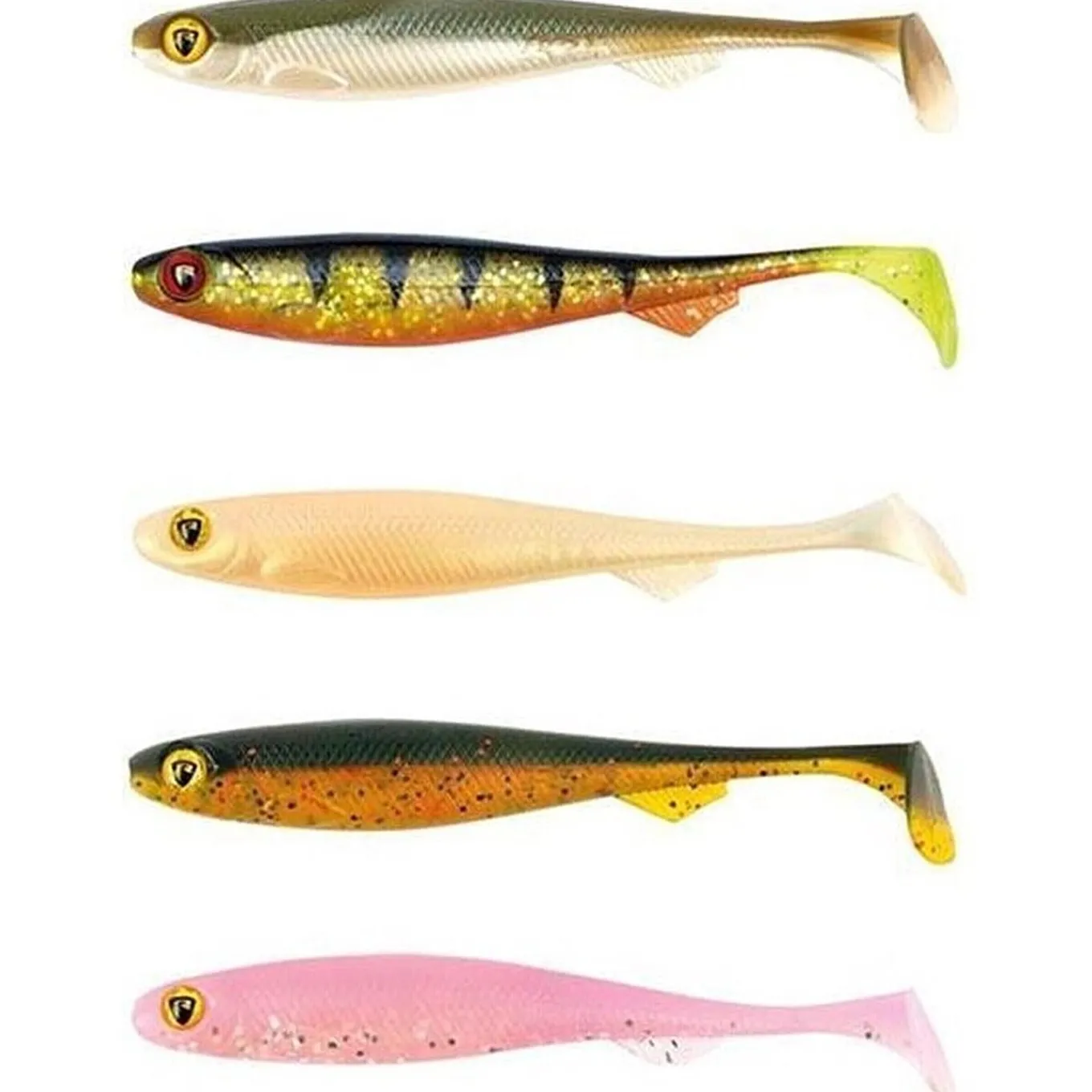 Fox Rage Slick Shad Mixed Colours UV