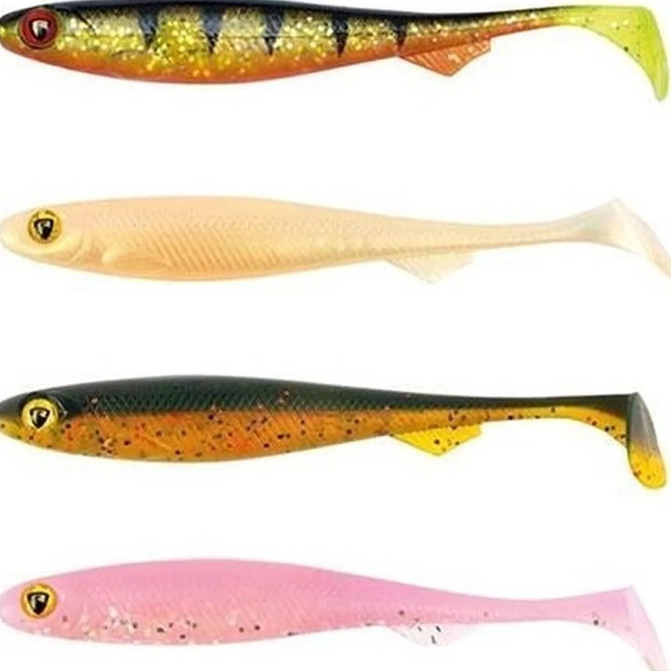 Fox Rage Slick Shad Mixed Colours UV