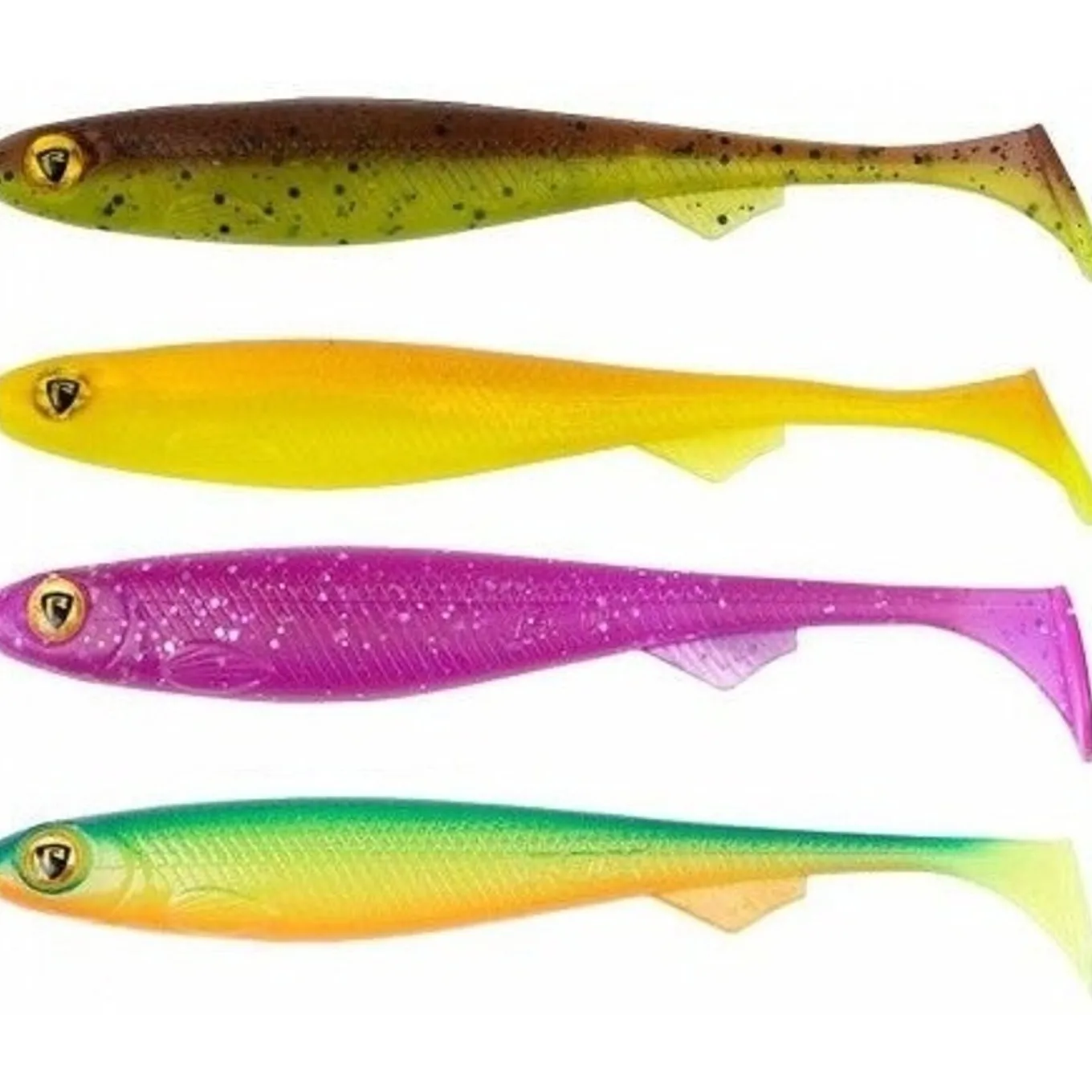 Fox Rage Slick Shad Mixed Colours UV