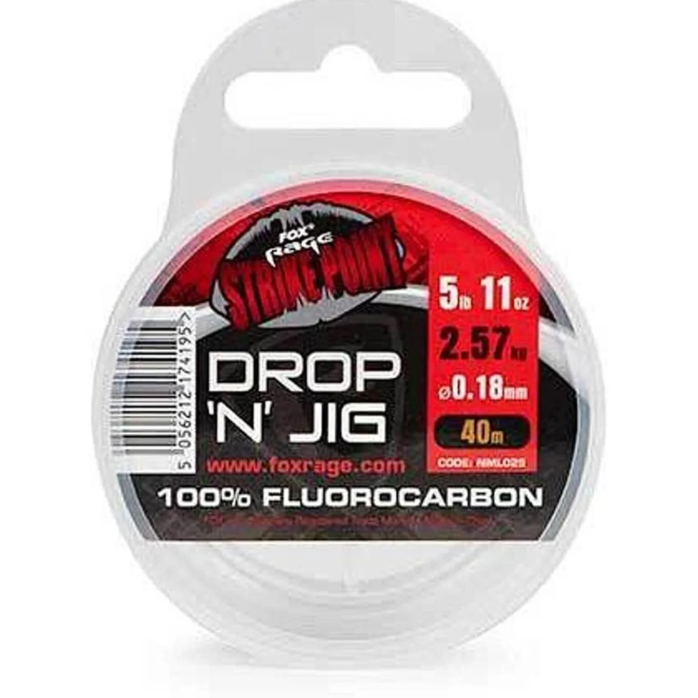 Fox Rage Strike Point Drop 'n Jig Fluorocarbon