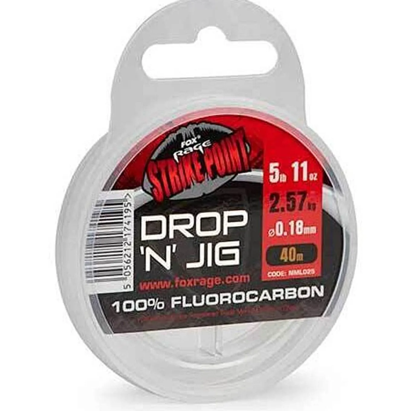 Fox Rage Strike Point Drop 'n Jig Fluorocarbon