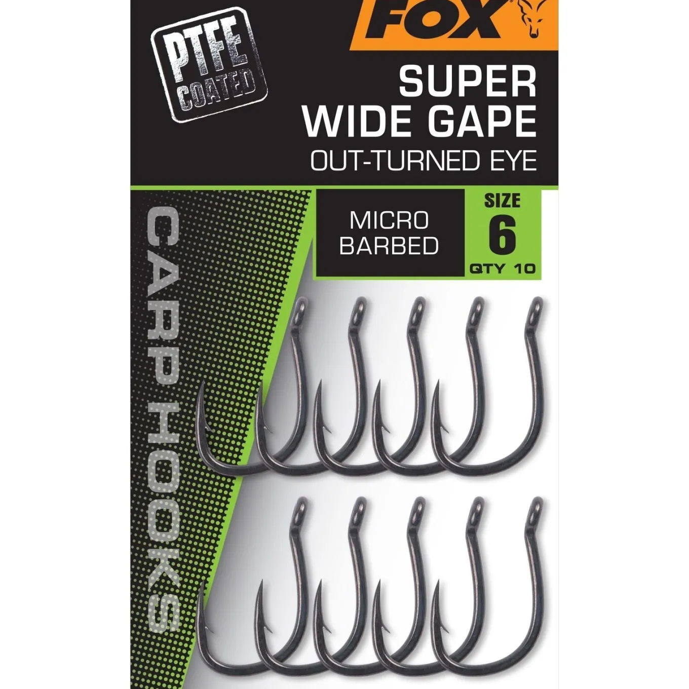 Fox Super Wide Gape outturned eye