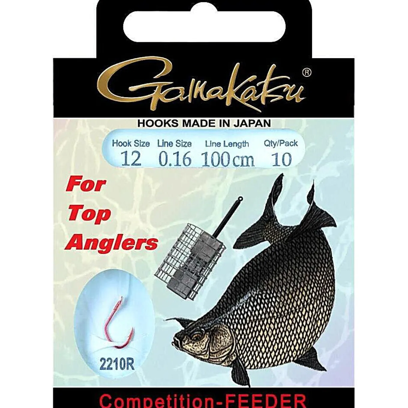 Gamakatsu BKS LS-2210R Brasem Feeder Onderlijn