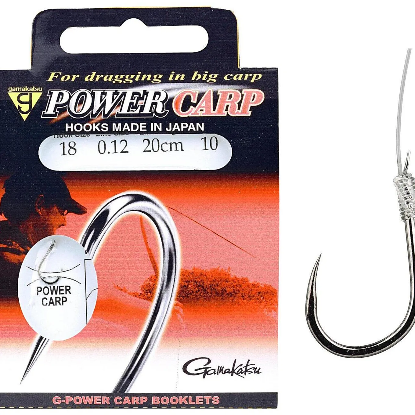Gamakatsu BKS-PowerCarp Barbless Onderlijn