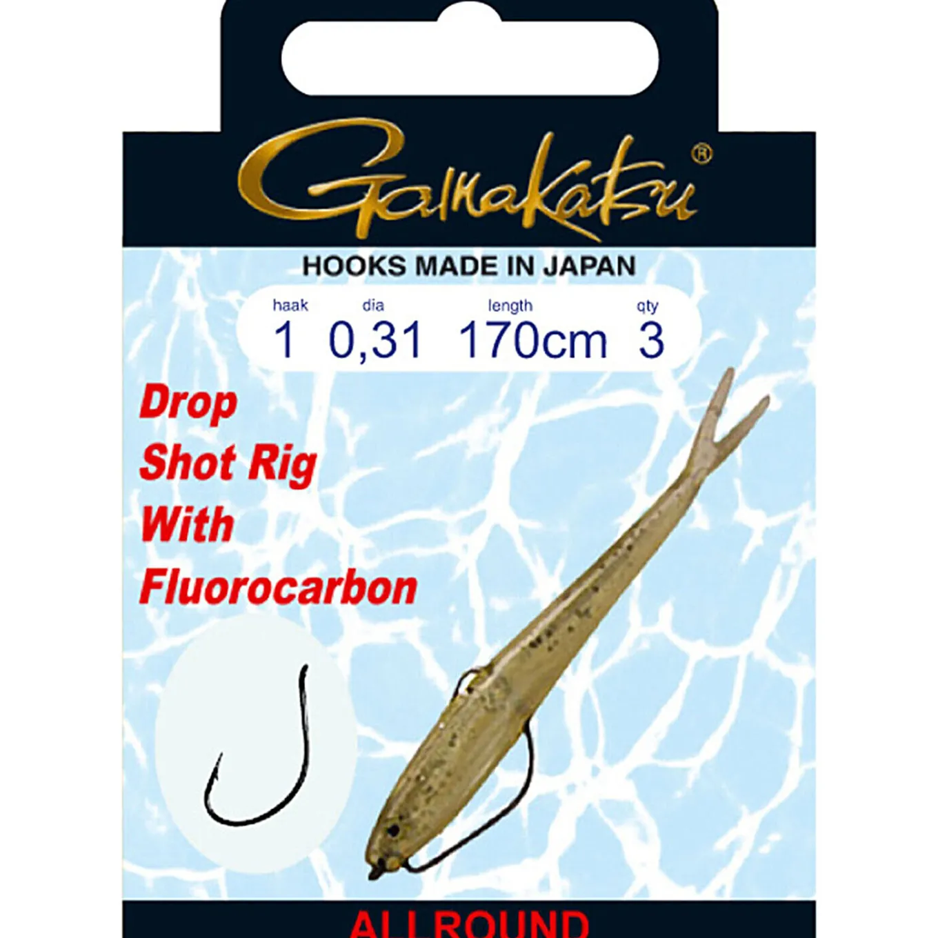 Gamakatsu Dropshot Rig Worm 39