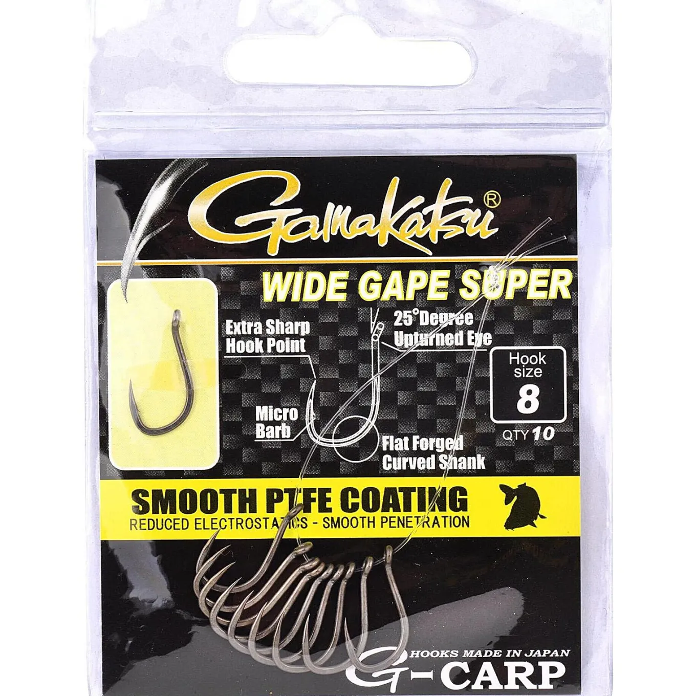 Gamakatsu G-Carp PTFE-coated Wide Gape Super