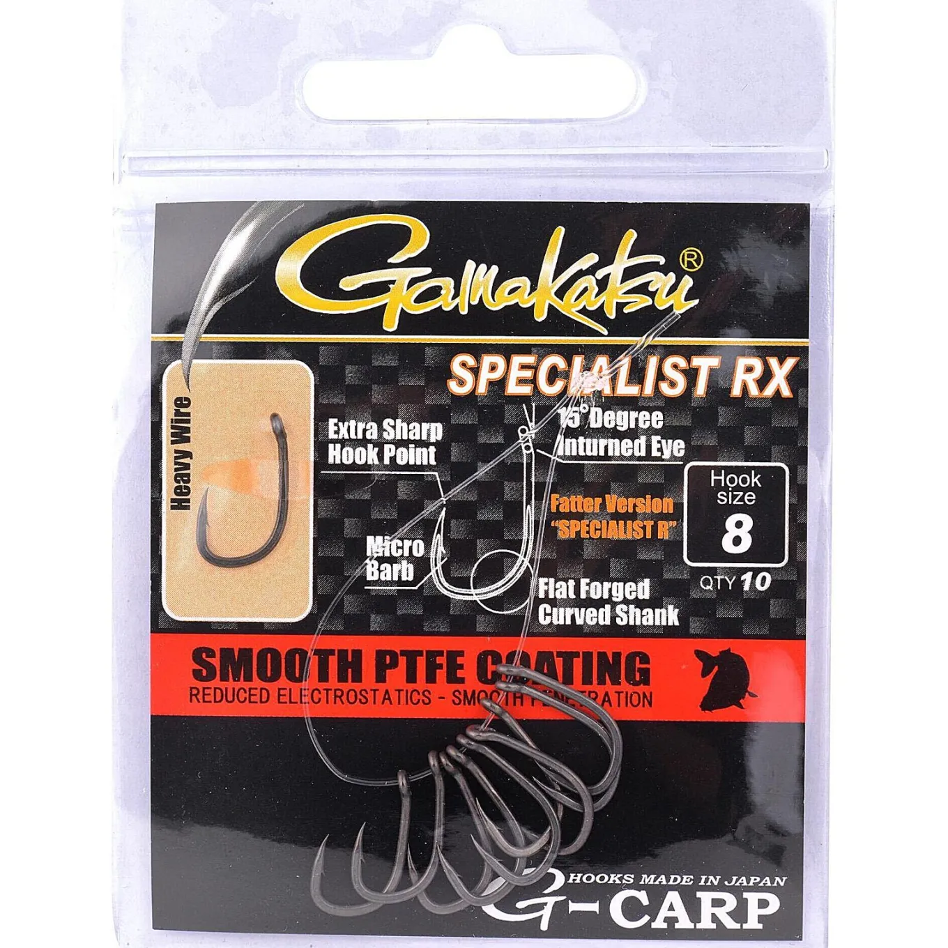 Gamakatsu G-Carp PTFE-coated Specialist RX