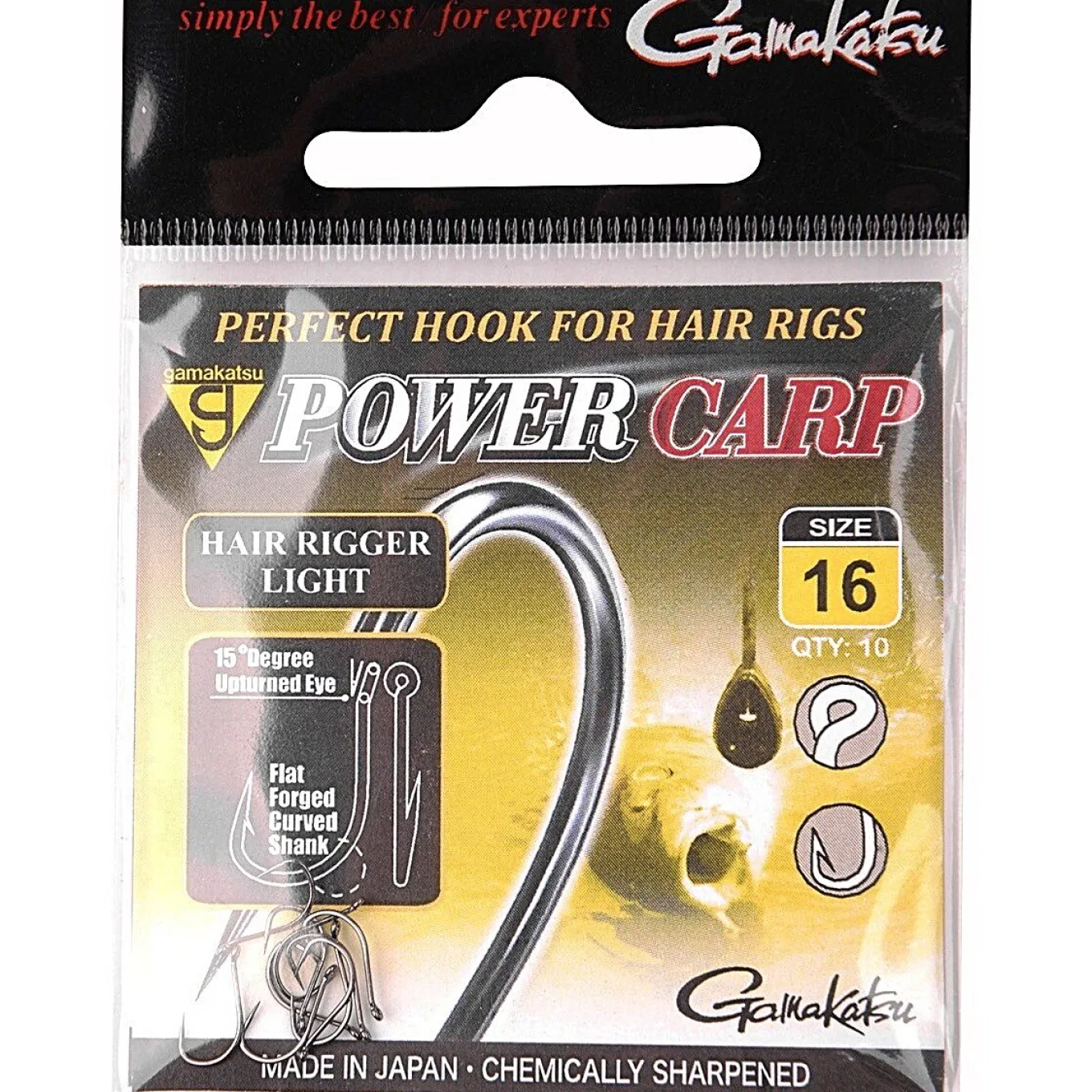 Gamakatsu Power Carp Hair Rigger Light
