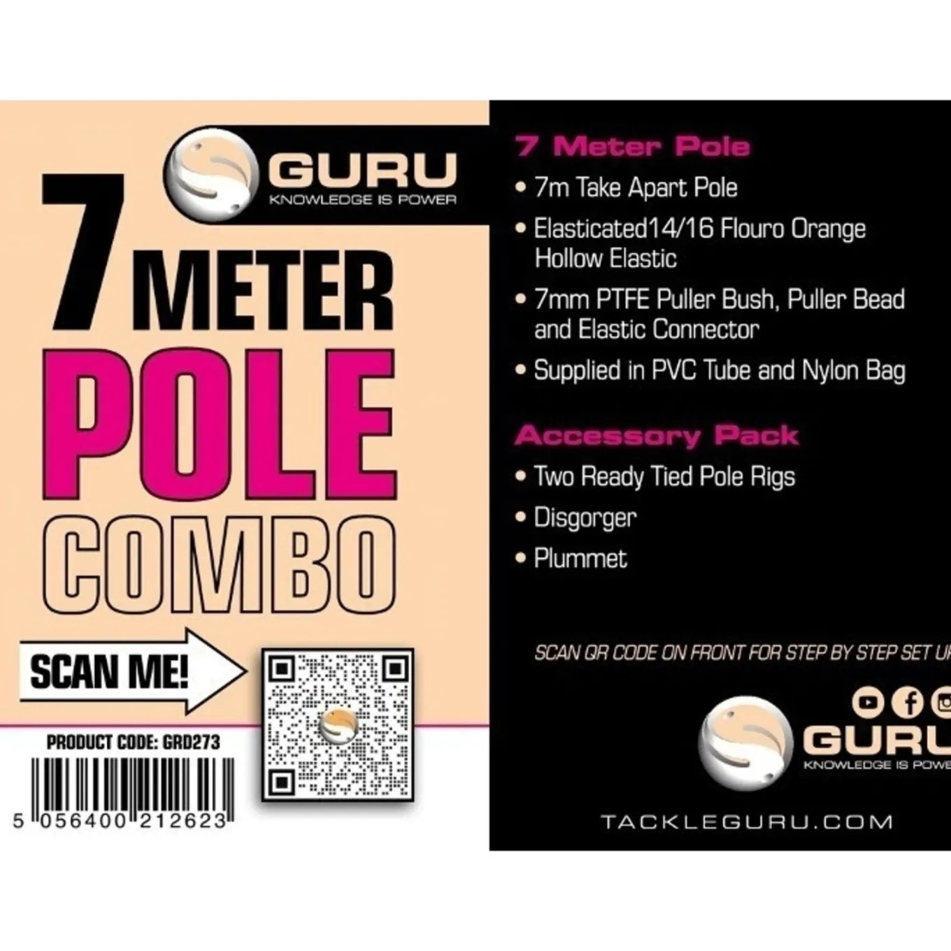 Guru 7000XS 7.0m Pole Combo