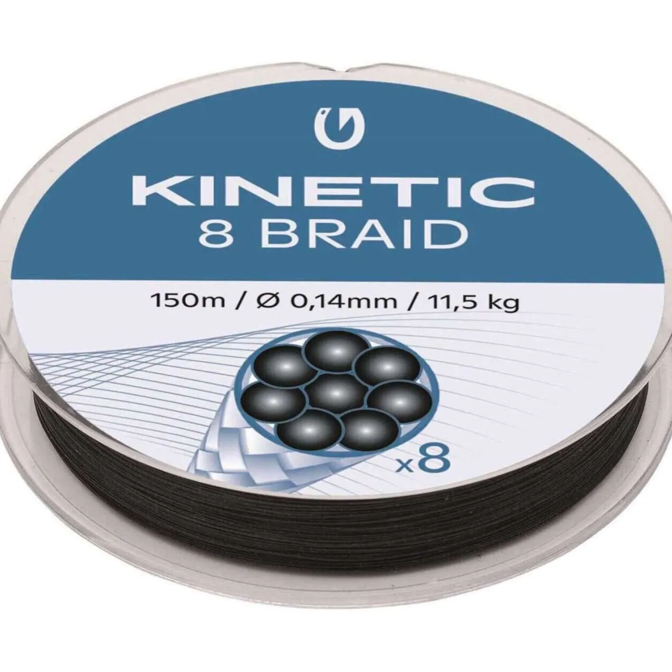 Kinetic 8 Braid Black