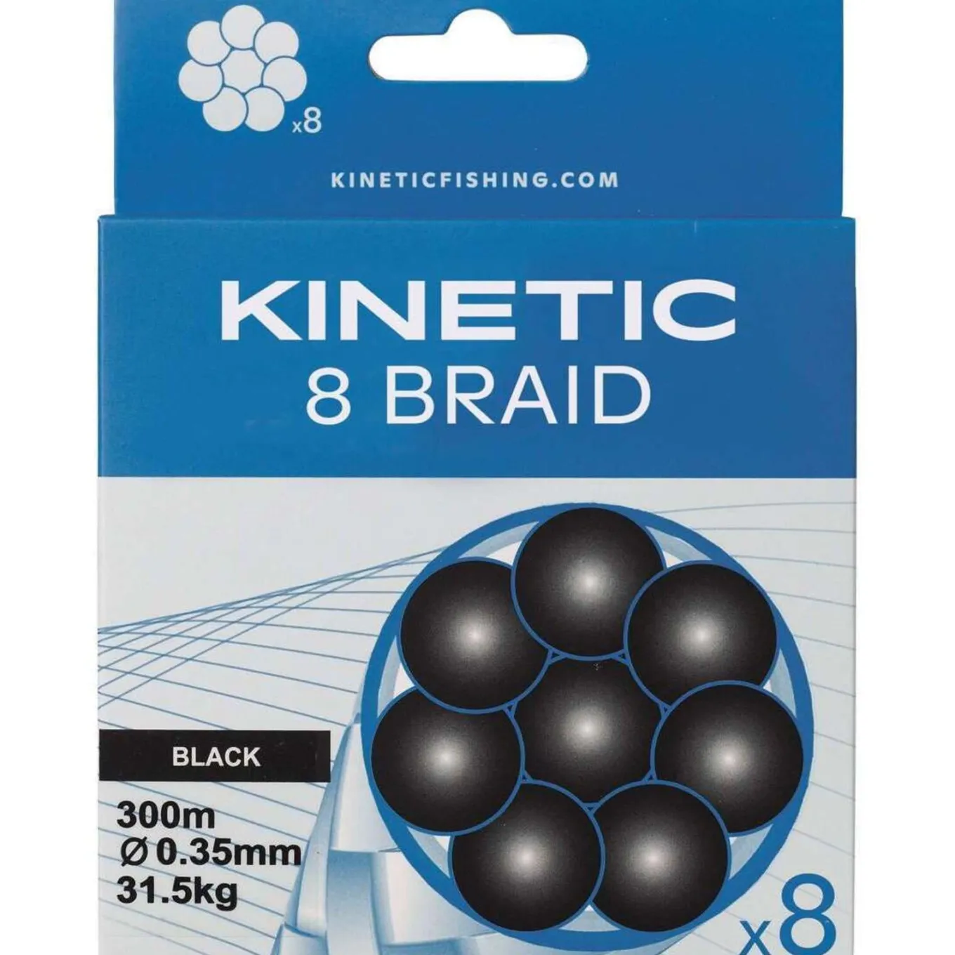 Kinetic 8 Braid Black