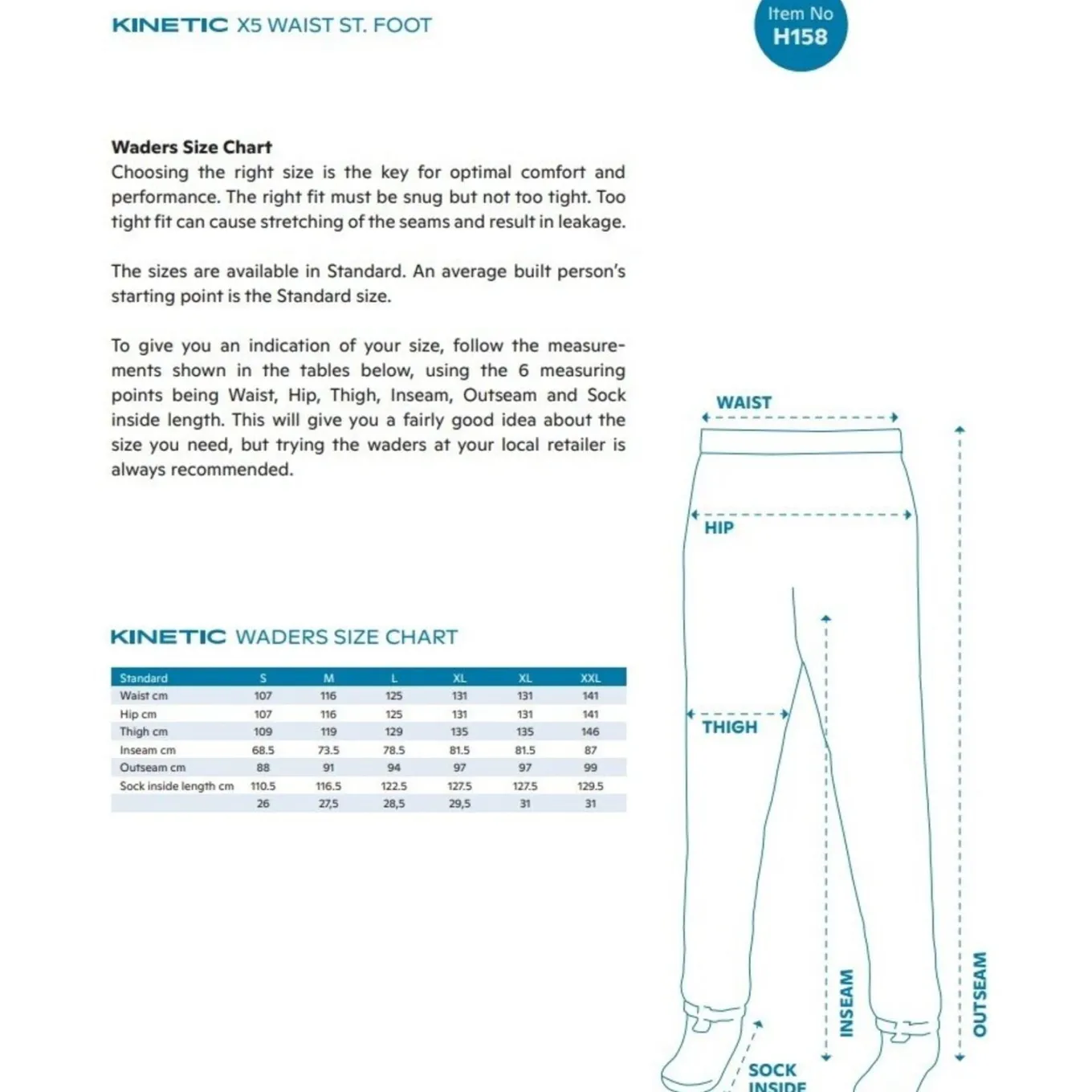 Kinetic X5 Waist St. Foot