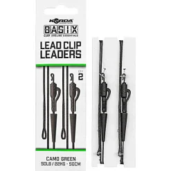 Korda Basix Lead Clip Leaders 50lb 50cm