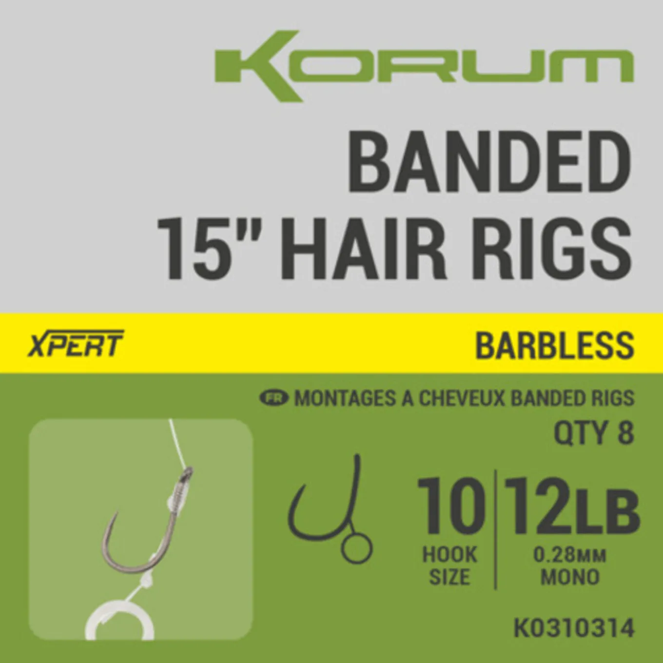 Korum Banded Hair Rigs
