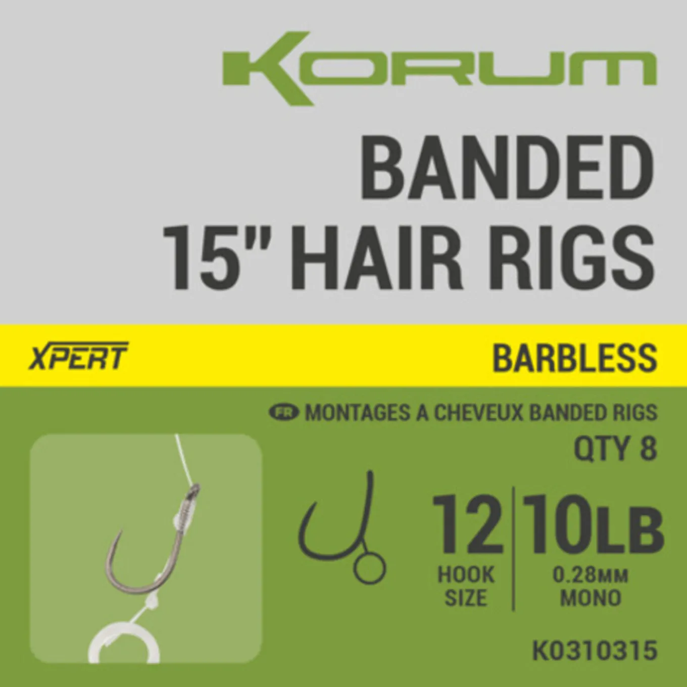 Korum Banded Hair Rigs