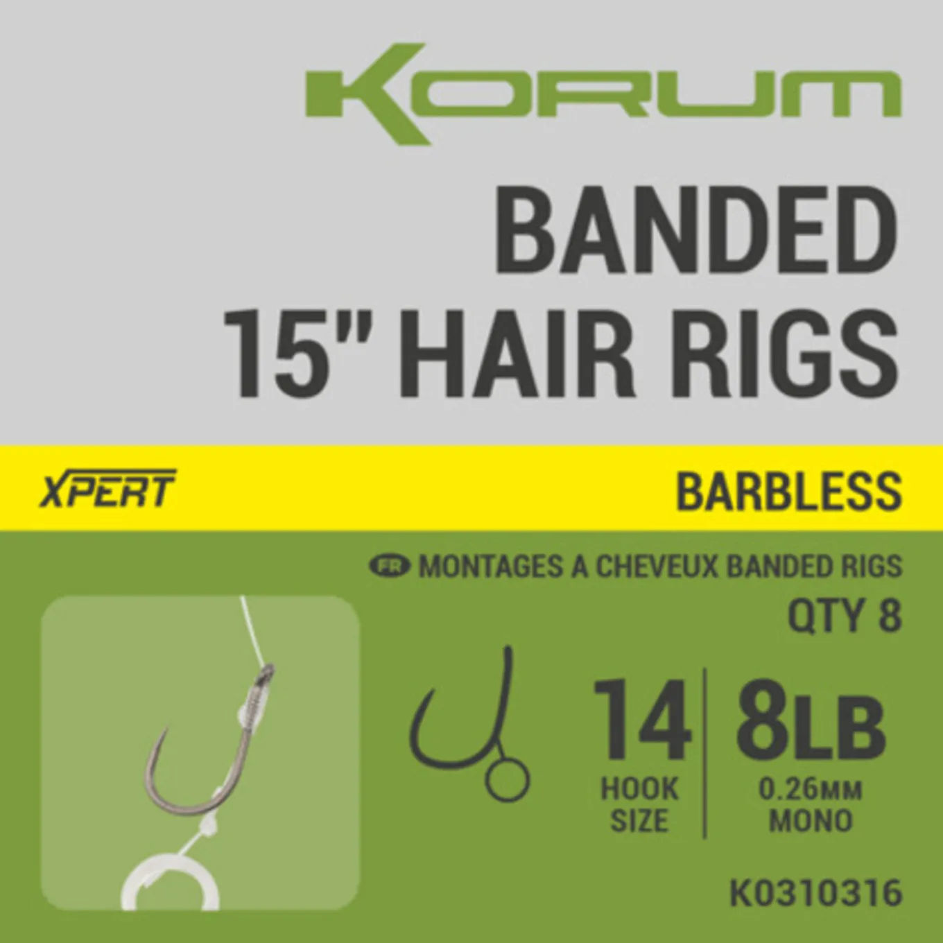 Korum Banded Hair Rigs