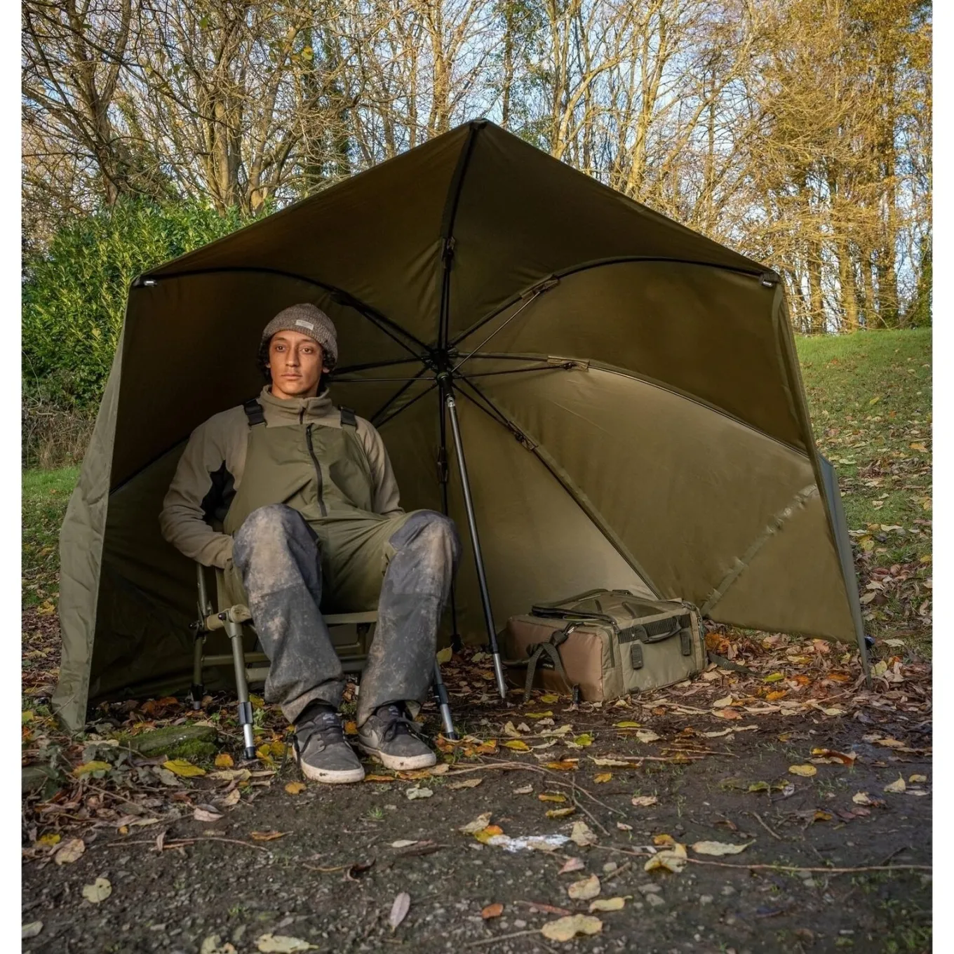 Korum Progress Graphite Brolly