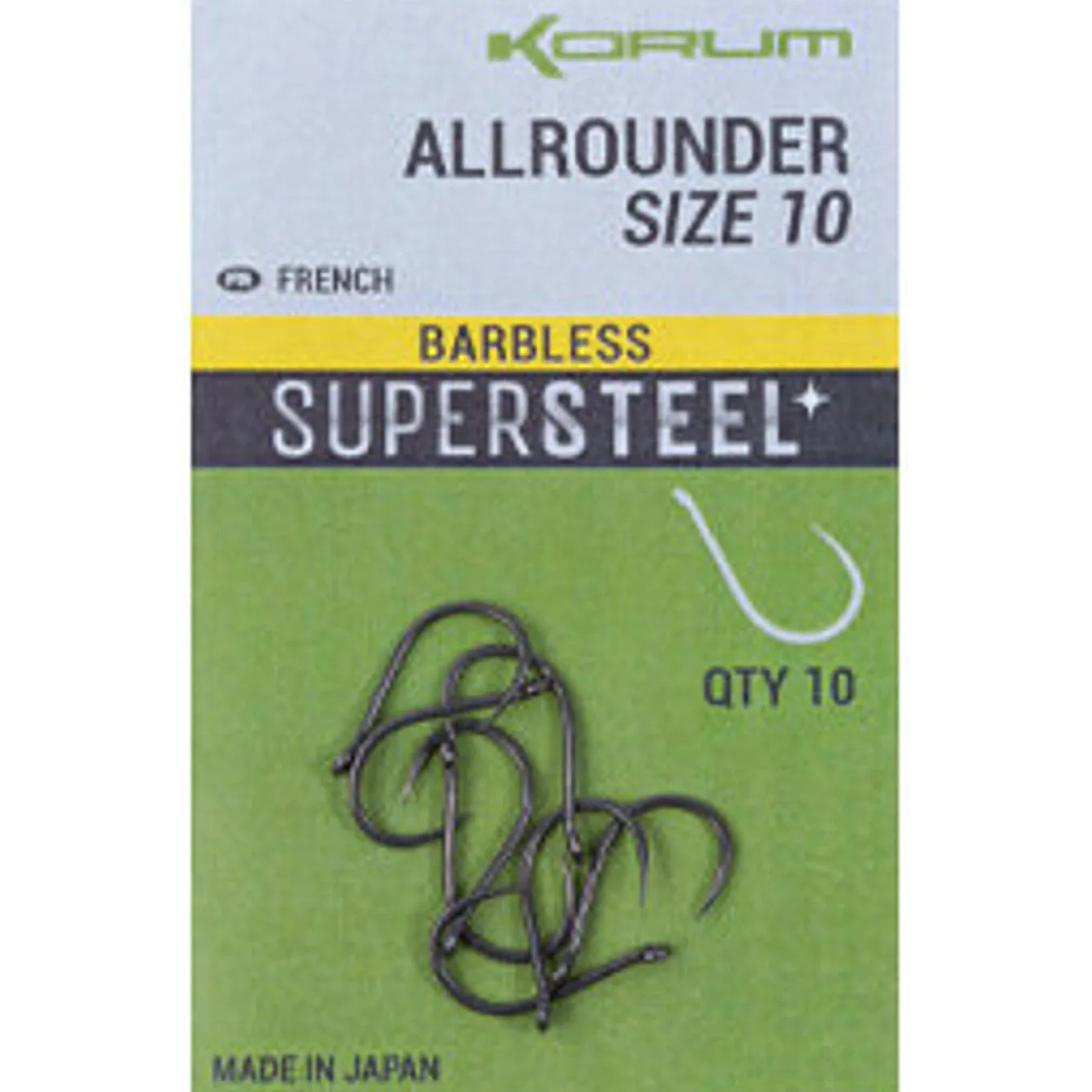 Korum Supersteel Allrounder Hooks